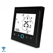 Сенсорное управление подсветка Термостат ЖК-экран Кондиционер универсальный беспроводной голосовой зонд Wi-Fi бытовой для Google Home