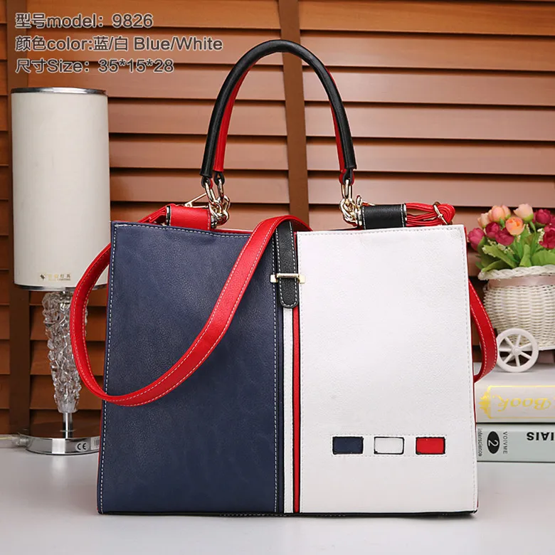 

New Contrast Bag Diagonal Shoulder Handbag