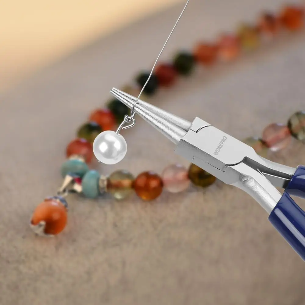 WORKPRO 5PIECE Jewelry Pliers Jewelry Kit Round Nose Pliers