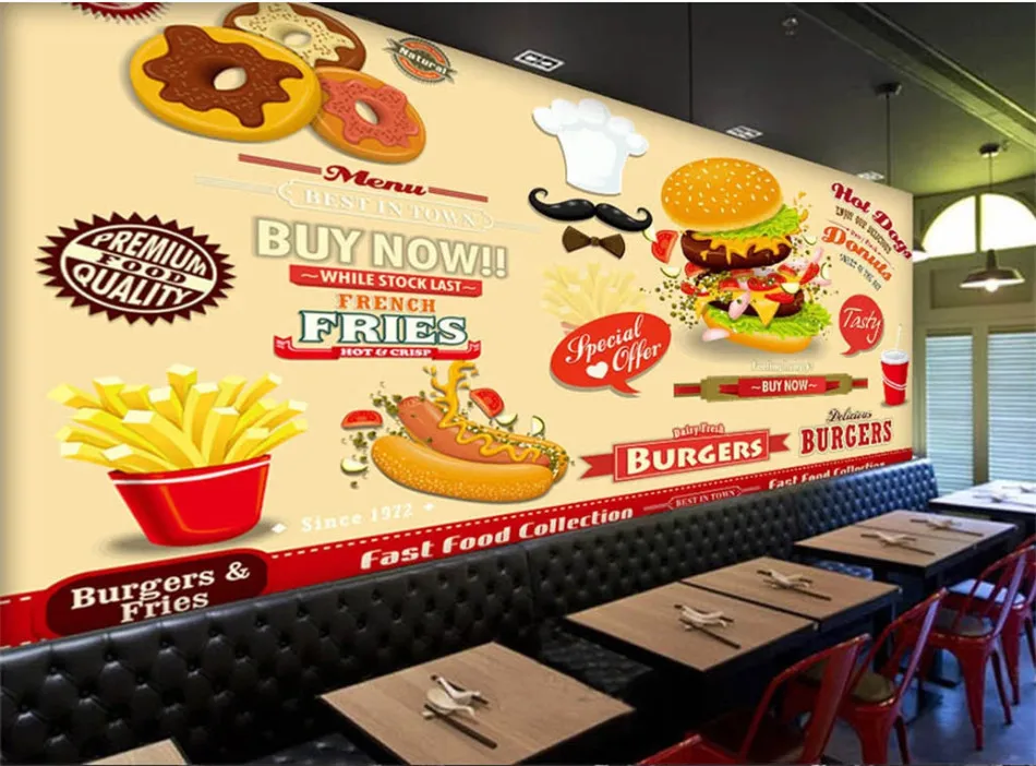 Pixxprint Burger House 60x40 géant sur Toile Format Pixxprint Burger House 60x40 géant sur Toile Format