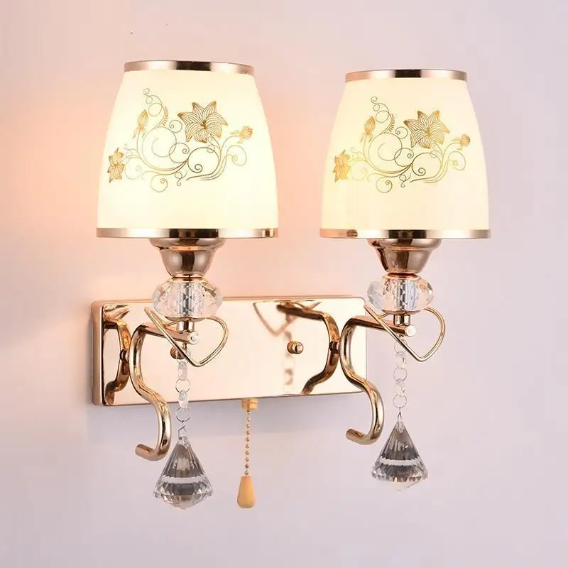 Лампа Wandlampe Penteadeira Lampe Murale Aplique Luz Wandlamp светильник кристалл Lampara де сравнению интерьер стены спальня свет