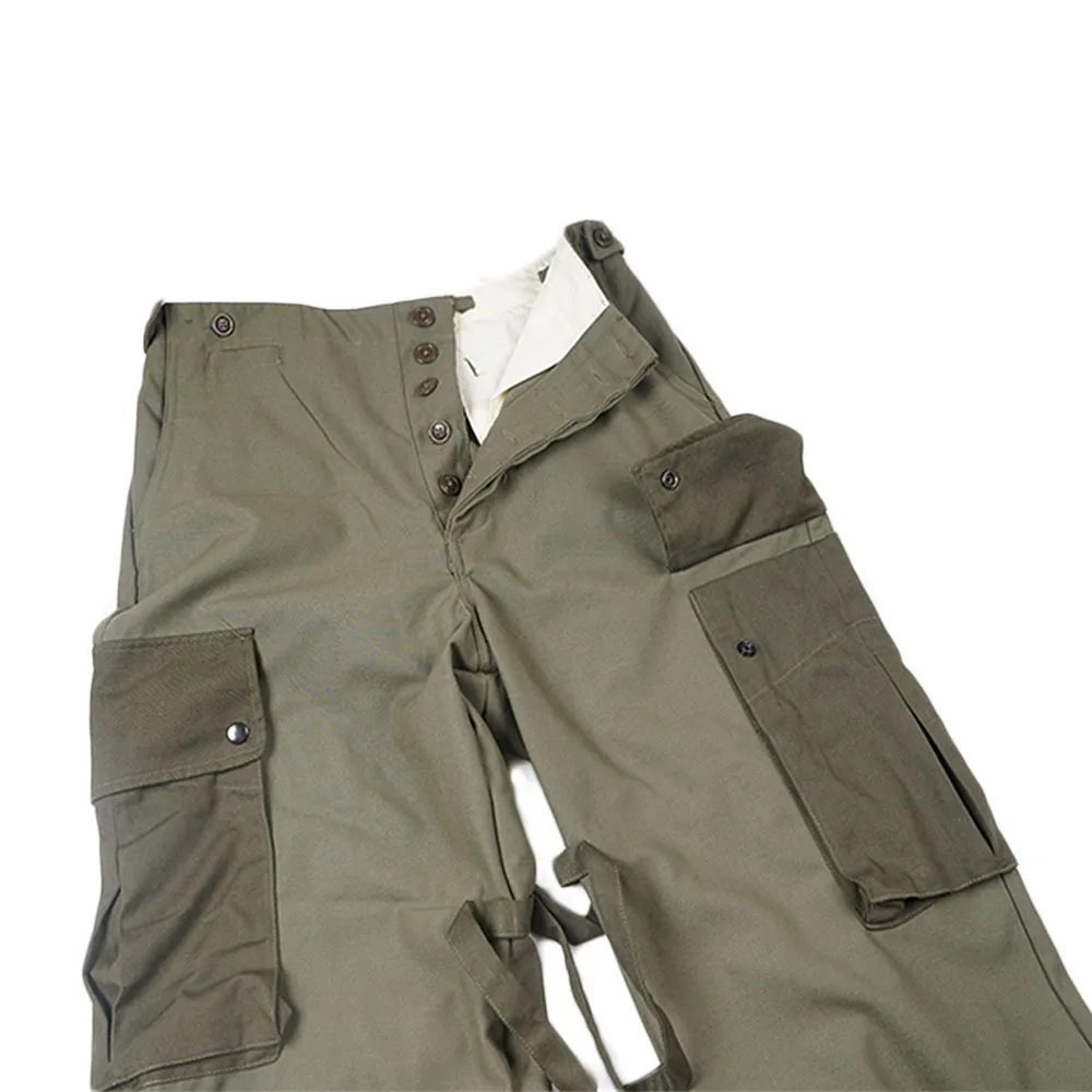 WWII US Green Outdoor M43 Trousers Pure cotton Uniform Pants