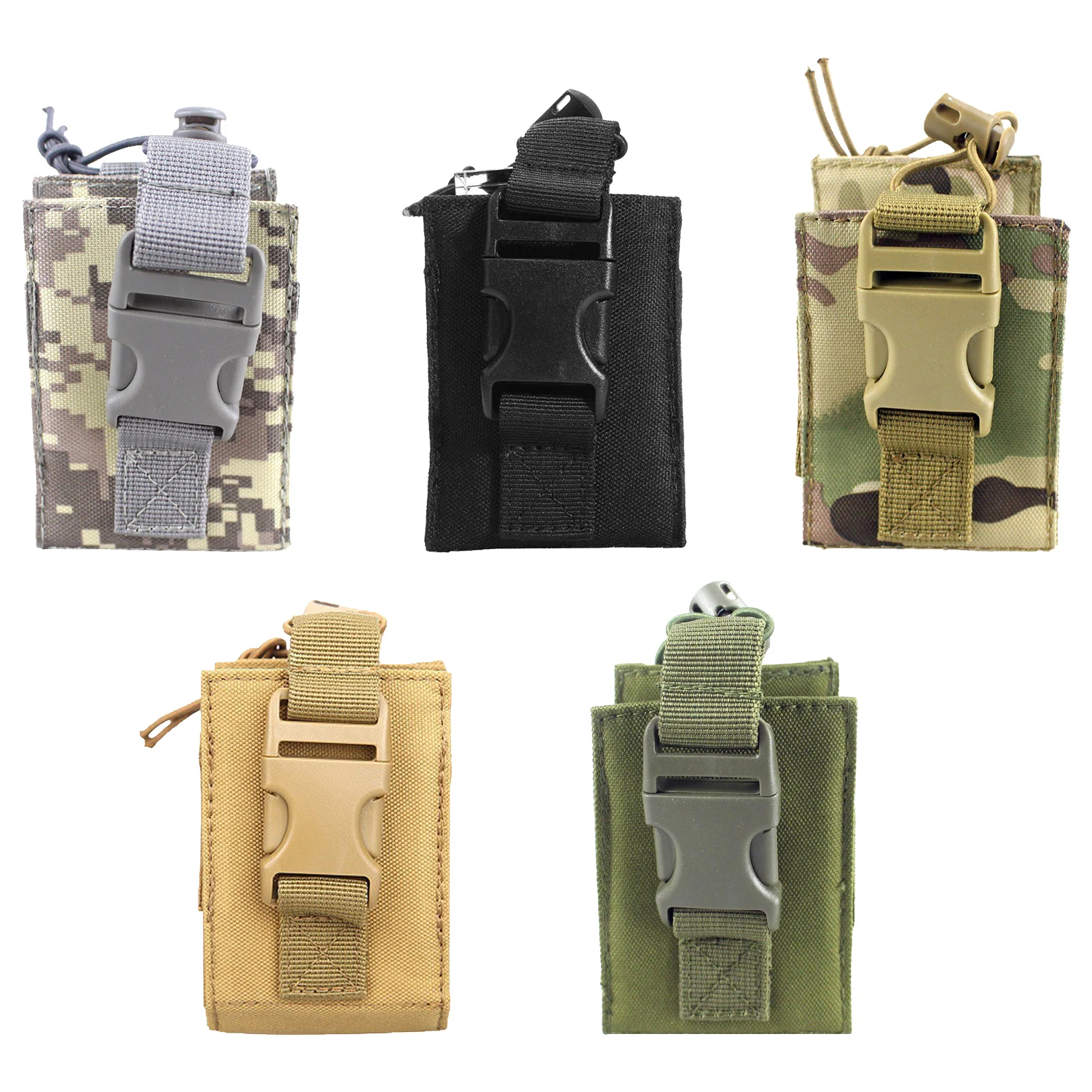 

Outdoor Tactical Radio Pouch Hunting Talkie Holder Bag Walkie Waist Bag Holder Pocket For Outdoor Hunting Camping Radio Bag