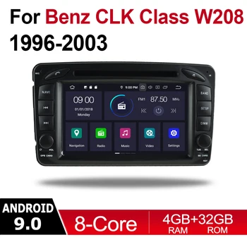 

2 Din Car Multimedia Player Android Auto Radio For Mercedes Benz CLK Class W208 1996~2003 NTG DVD GPS 8 Cores 4GB 32GB Bluetooth