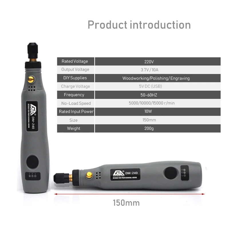 Comprar Mini Taladro Inalámbrico herramientas eléctricas taladro eléctrico 3,6 V molinillo accesorios de molienda juego de bolígrafo de grabado inalámbrico para dremel hogar DIY