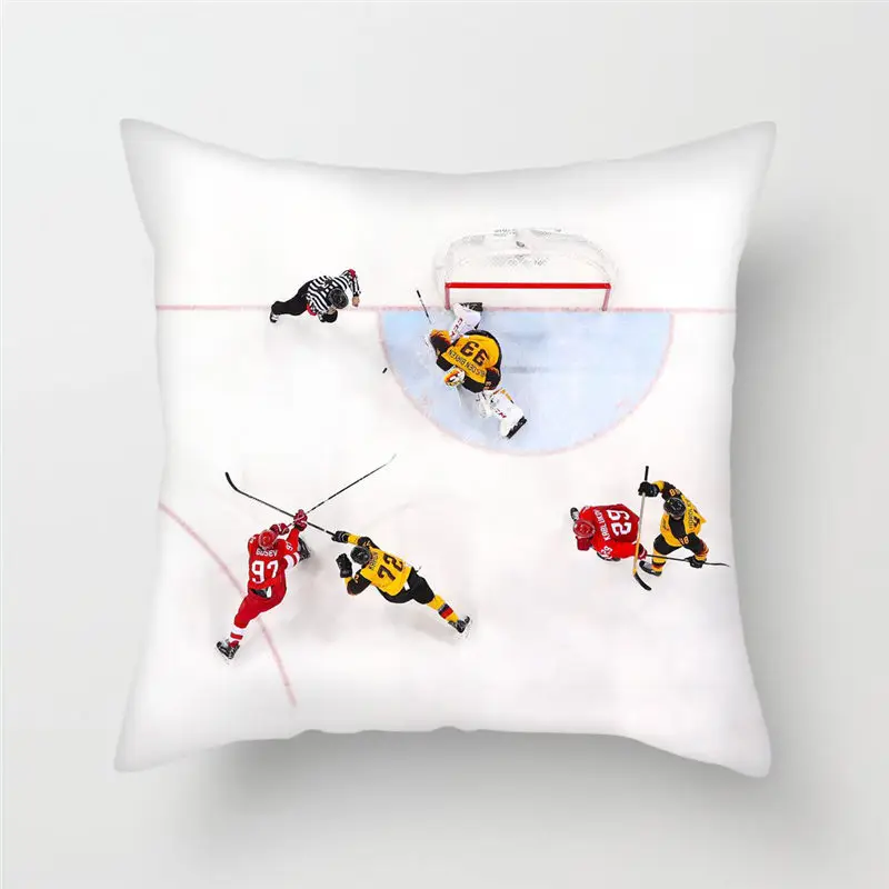 Fuwatacchi хоккейная Спортивная наволочка NHL Спортивная наволочка 45x45 см для подушки на диван-кровать для дома автомобиля декоративные подушки - Цвет: JJBZZZY0170