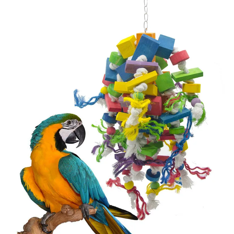 

1PCS Medium and Large Parrot Toy Bird Ash Machine Sunflower Chew Toys Pet Bird Toys