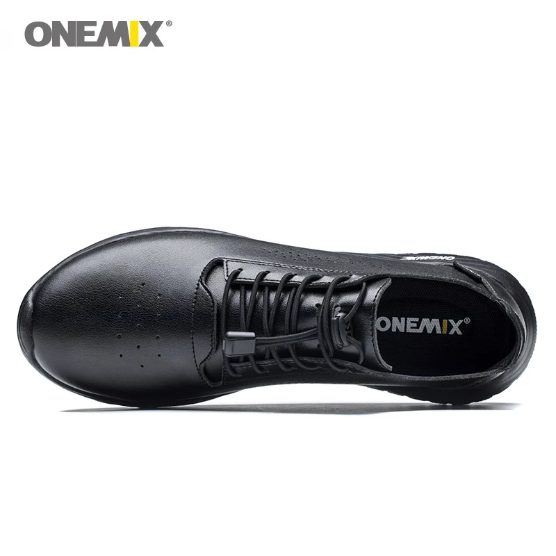 ONEMIX Women Stylish Shoes Sneakers Leather Luxury Brand Soft Micro Fabric Light Sport Shoes Outdoor Sport Walking Trainer Shoes