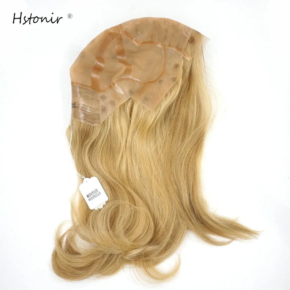 Hstonir Mediflex женский парик европейские волосы remy человеческие шелкотопный
