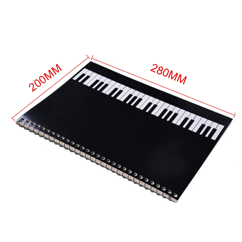 50 Sheet Staff Note Music Manuscript Paper Students Stationery Spiral Stave Notebook 100 Pages