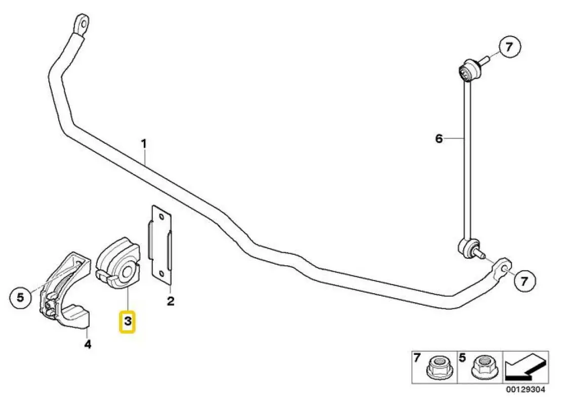 2 шт. стабилизатор передней подвески для BMW E65 E66 730i 31356753928|Деталь шасси| |