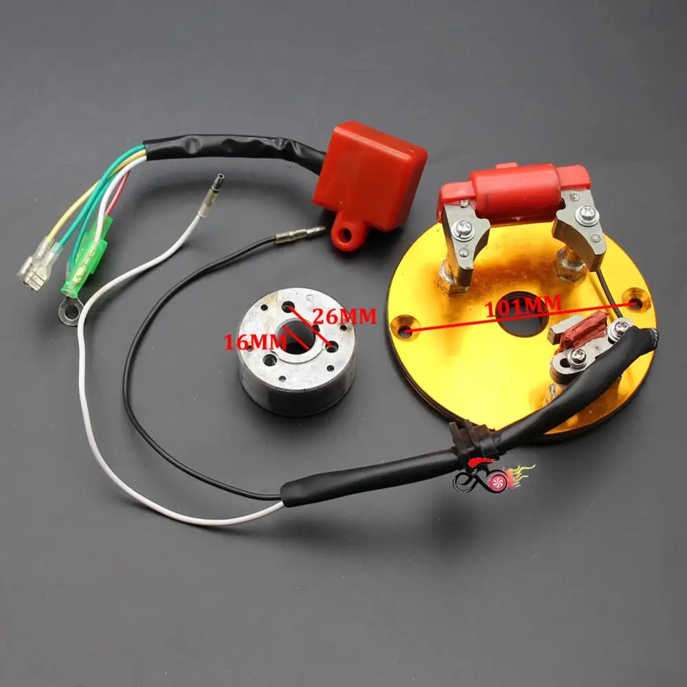 Magneto Stator Inner Rotor CDI For CRF XR 70 XR50 Z 50 Taotao Baja Coolster SDG SSR Pit Bike Horizontal Kick Start Engine