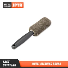 SPTA – brosse de nettoyage en microfibre, outils de beauté automobile, brosse douce pour enlever la poussière et les détails, vente en gros