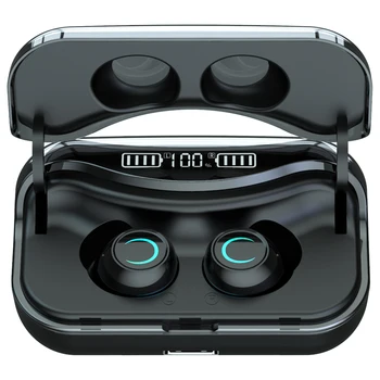

LED Bluetooth Wireless Earphones TWS Earbuds Touch Control Sweatproof Earbuds with Mic