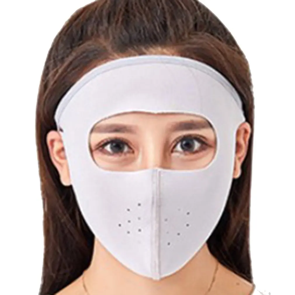 

Face Sunscreen Mask UV-Resistant Ice Silk Sunscreen Mask Three-Dimensional Breathable Face-Lift Double Protective Mask