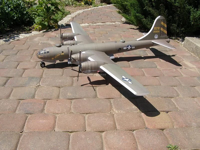 TECKEEN Bombardier De Forteresse Aérienne Superfortress B29 B-29 US 1:300 Avec Modèle D'avion De Simulation Modèle D'avion Modèle D'aviation Kits D'avion Pour Collection Et Modèle Cadeau