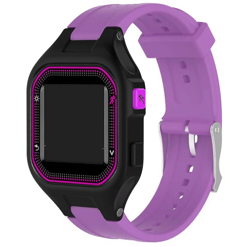ТПУ спортивный резиновый ремешок на запястье для Garmin Forerunner 25 браслет ремешок для женщин замена Смарт-часы ремешок с инструментами браслет