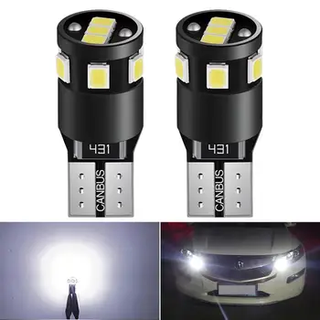 

2x W5W T10 Car LED Bulbs Canbus Side Marker Park Lights Interior Lamp For Honda Civic Accord Crv Fit Jazz City Hrv Cr-v Spoiler