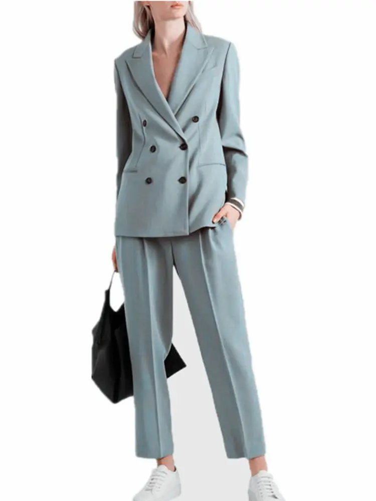 

Women's Suits Newest 2 Pieces Women Suits With Pants Party Suits For Women Custom Made High Quality Pant+Blazer