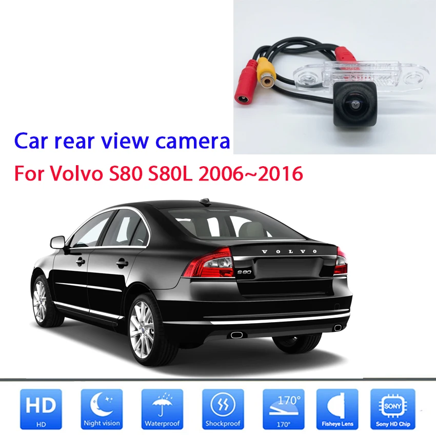 

1080*720 pixels Lens rear view car camera Night Vision For Volvo S80 S80L 2006 2007 2008 2009 2010 2011 2012 2013 2014 2015 2016
