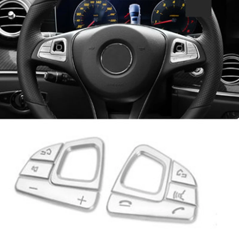 Abs для Mercedes Benz E Class W213 E200 300 и т. д.-8 Кнопка рулевого колеса автомобиля декоративное лощеное покрывало автомобиль-Стайлинг блесток