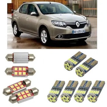 

Interior led Car lights For Renault thalia 2 LU12 thalia 3 L8 car accessories boot light License Plate Light 6pc