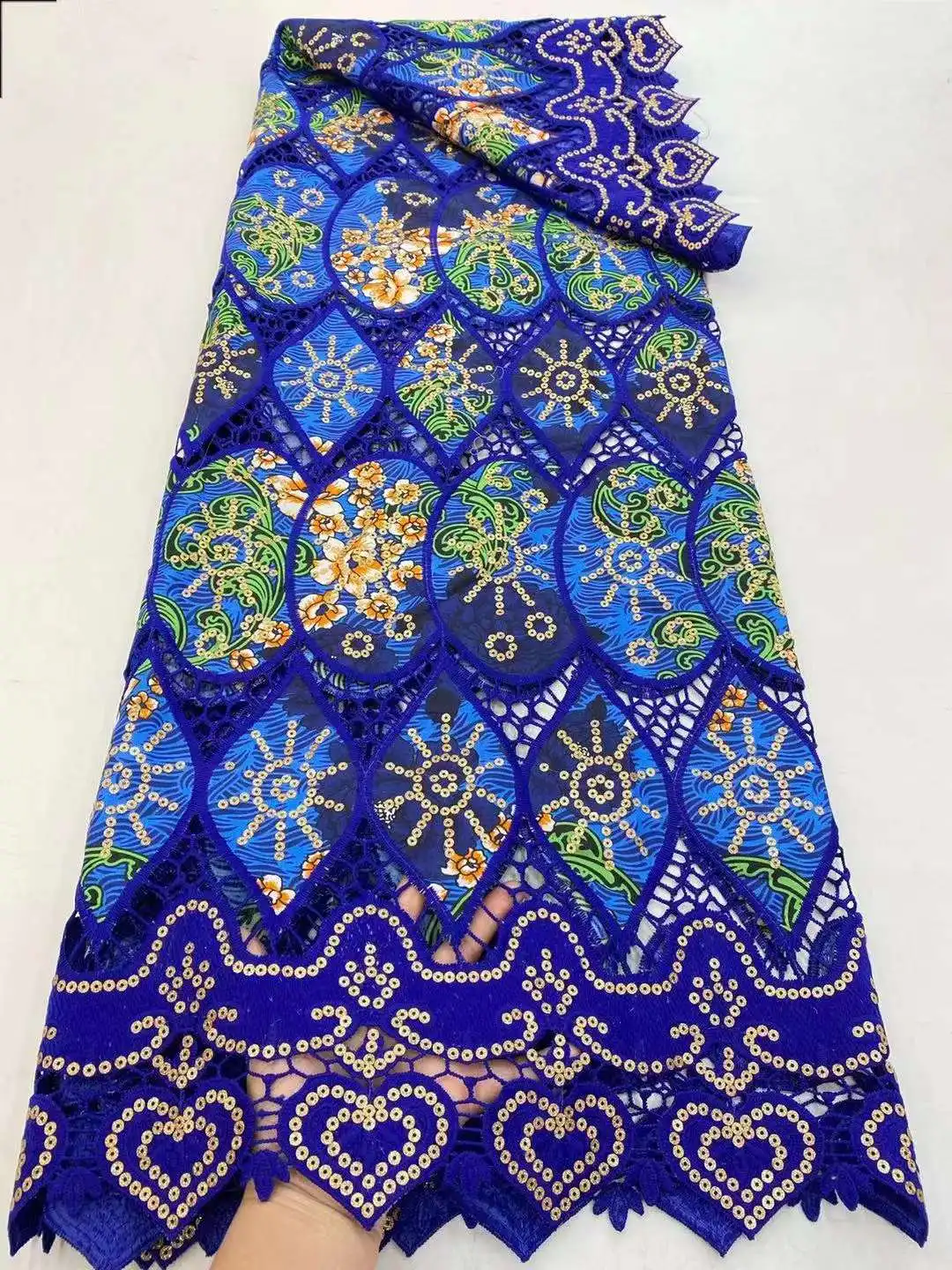 

Африканская гипюровая кружевная ткань 2021, высококачественное кружево, новейшая французская кружевная ткань, африканская сетчатая кружевная ткань для свадьбы KXX21153