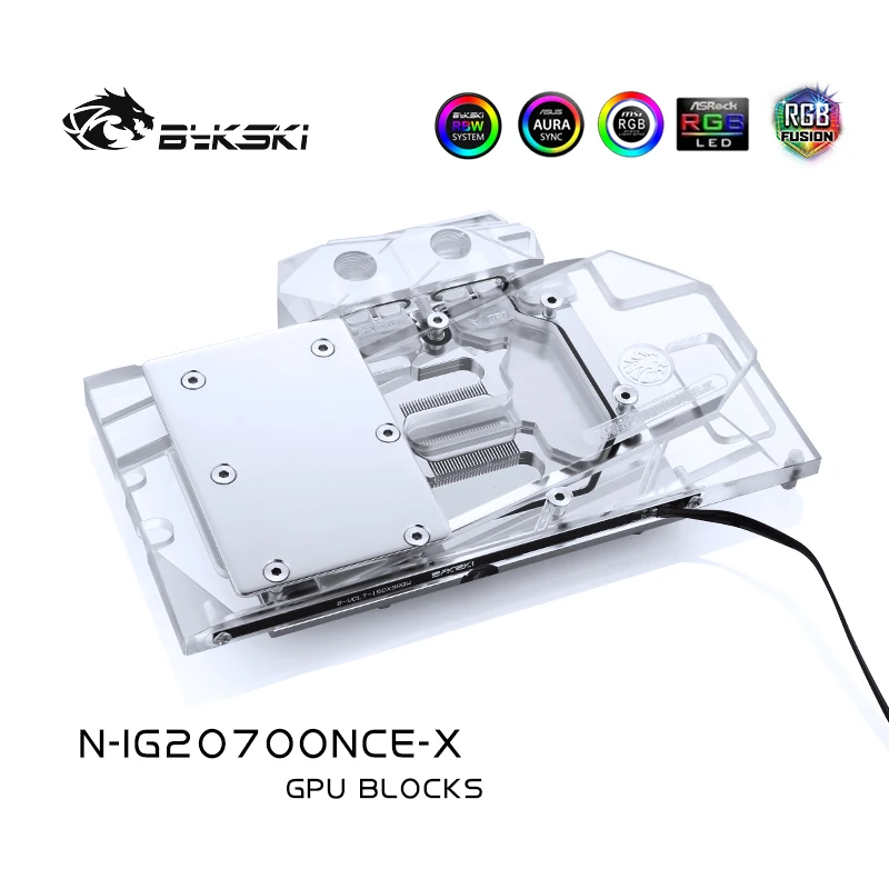 Bykski блок для воды использовать красочных GeForce RTX 2070/медный радиаторный с полным