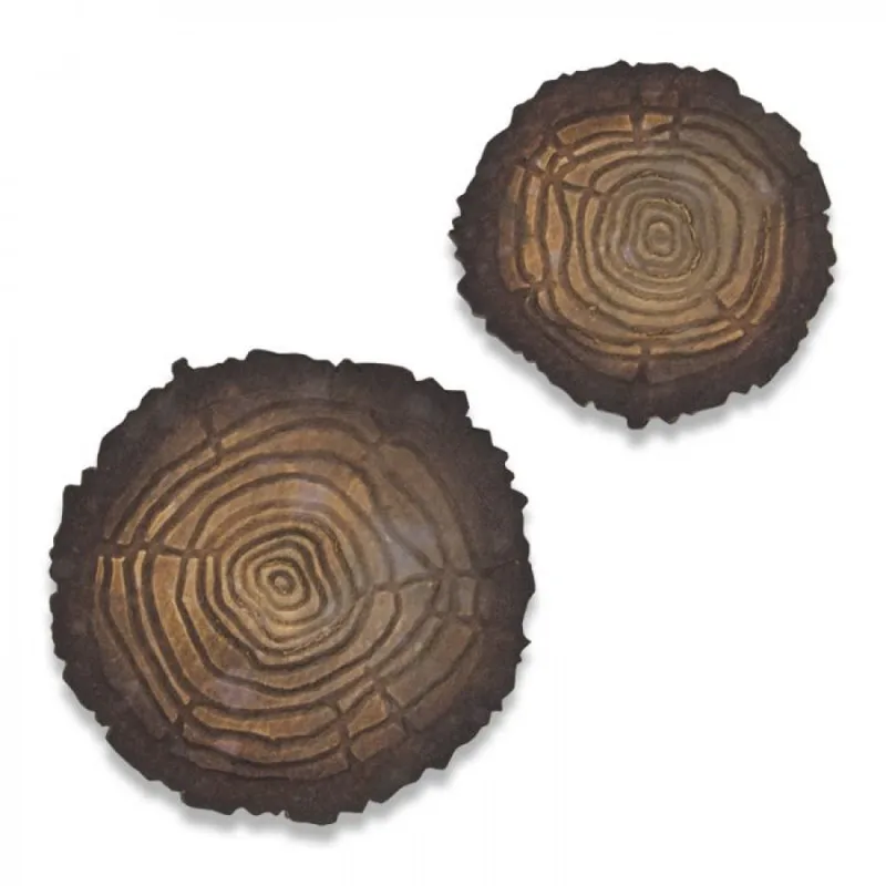 

2019 New Layer Metal Cutting Dies and Scrapbooking For Paper Making Mini Tree Rings Texture Fades Embossing Frame Card No Stamps