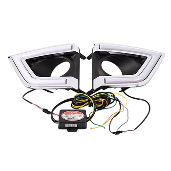 

Daytime Running Light for Toyota Corolla 2014-2016 Car Accessories Waterproof Abs 12V Drl Fog Lamp Decoration