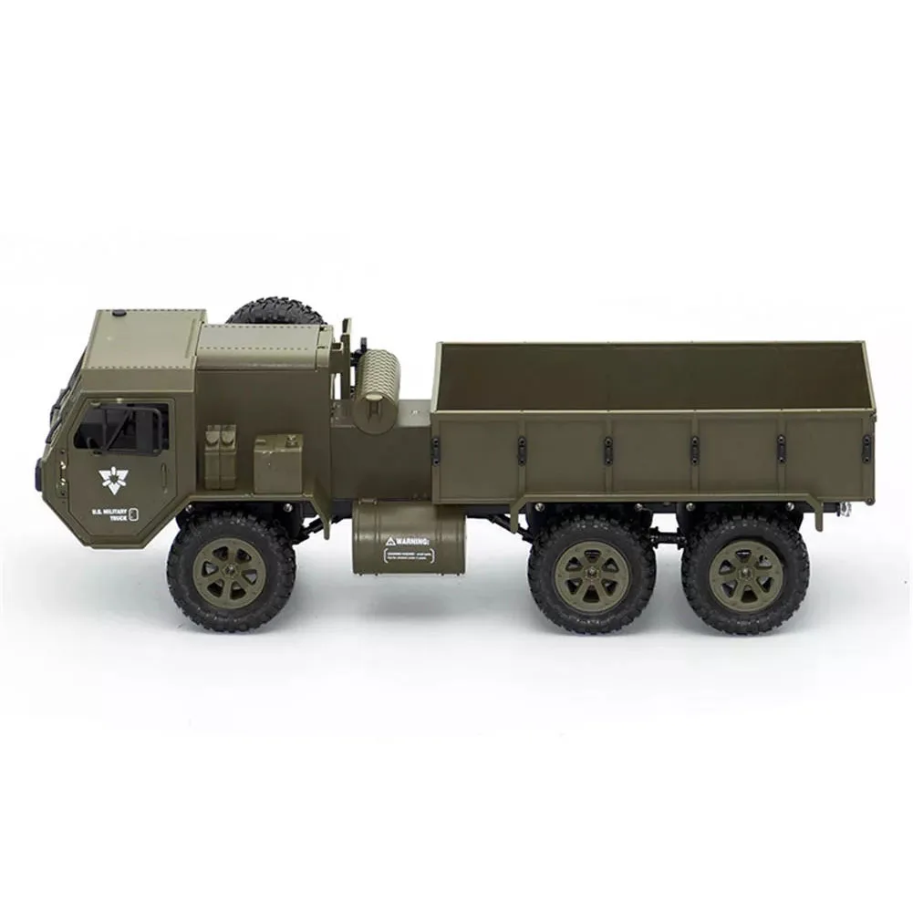 FY004A 1:16 6WD Забавный Легкий 2,4G Радиоуправляемый автомобиль внедорожный армейский грузовик пропорциональный подарок для мальчиков Детский хобби автомобили модель игрушки