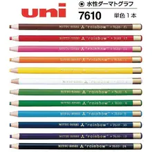 Япония 7610 рулон бумаги на водной основе карандаш для рисования 12 цветов Красочный рулон бумаги знак с карандаш для рисования