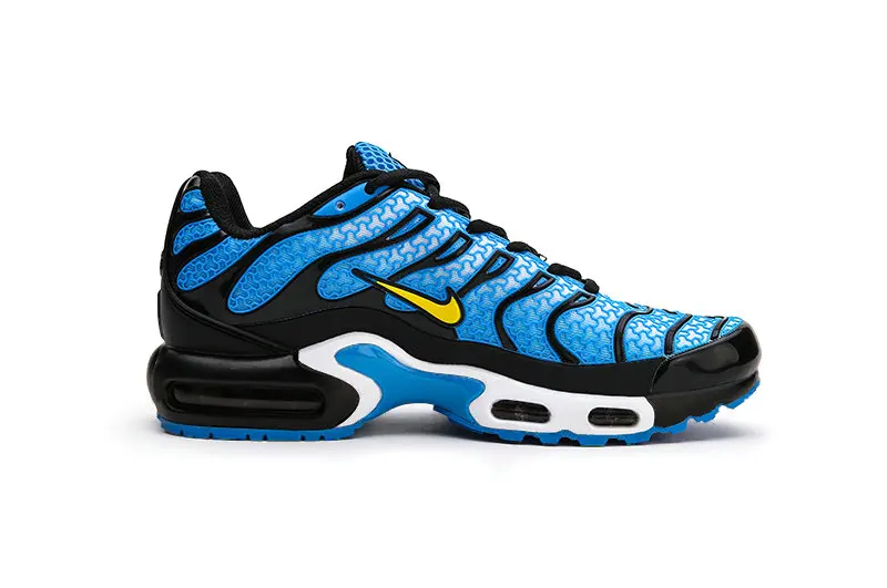 NIKE AIR MAX PLUS TN дышащая Спортивная обувь для мужчин на шнуровке на платформе из материала KPU для тенниса 40-45