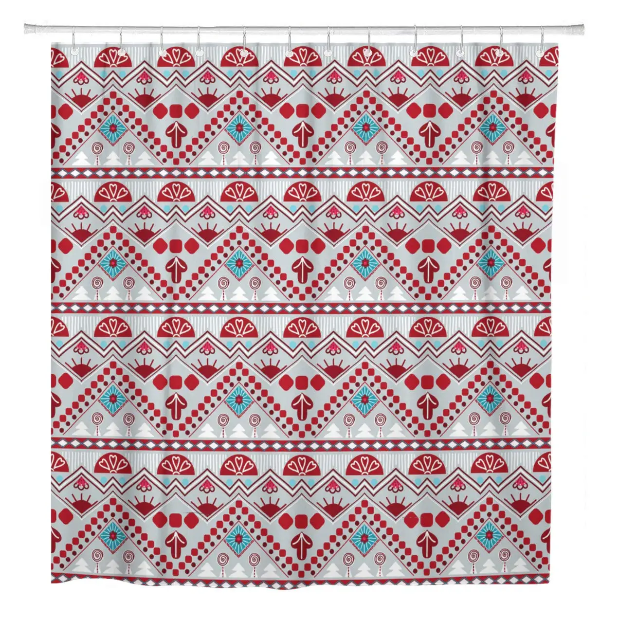 

72"x72" Shower Curtain Waterproof Polyester Fabric Dog Pattern Bones and Traces of Paws Footprint Cat Decorative Bathroom Bath