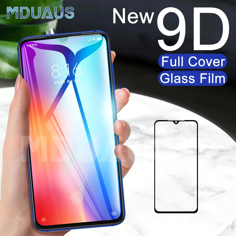 

9D Full Cover Tempered Glass For Xiaomi Redmi 8 8A 7 7A 6A 6 Pro Go K20 Note 8 7 6 Pro Screen Protector Safety Protective Film