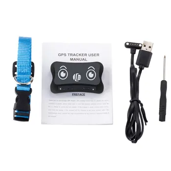 

Mini Gps Tracker Pet Pet Gps Locator Tracking Collar Animal Dog Tracker Anti-Lost Locator