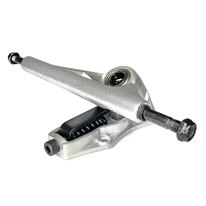 6inch C7 Ground-free Rotating Bracket Silver 2nd Generation Land Surfing Skateboard Bridge CX4 Longboard Ski Steering Bridge Ski