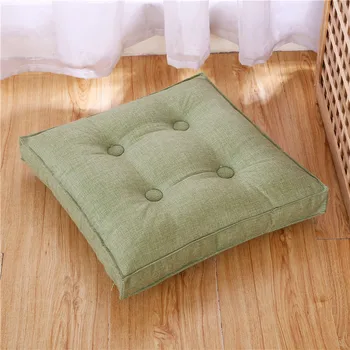 

Cotton and linen tatami cushion four season chair cushion thickened dining chair cushion floating window mat floor mat