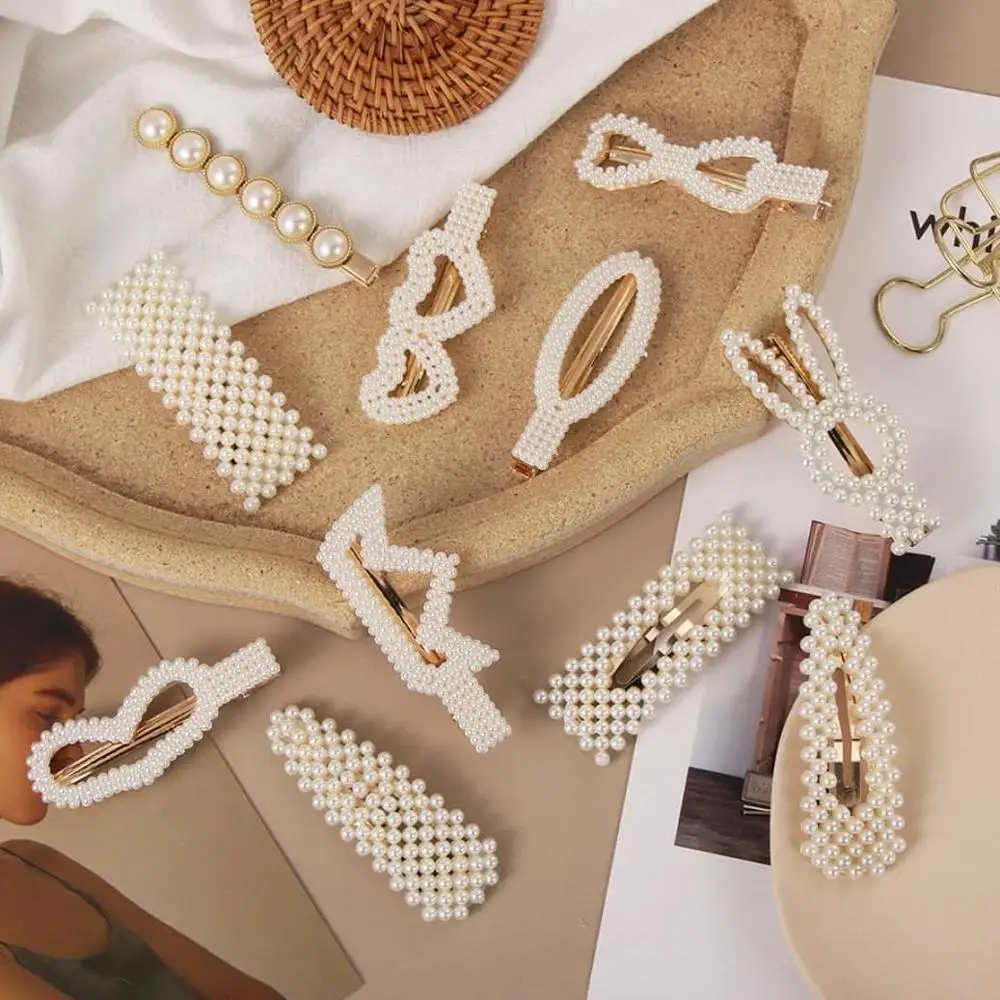 

Vedawas 2019 Hairpins Cute Romantic Bridal Wedding Hair Accessories Handmade Jewelry Simulated Pearls Jewellery Wholesale xg3240