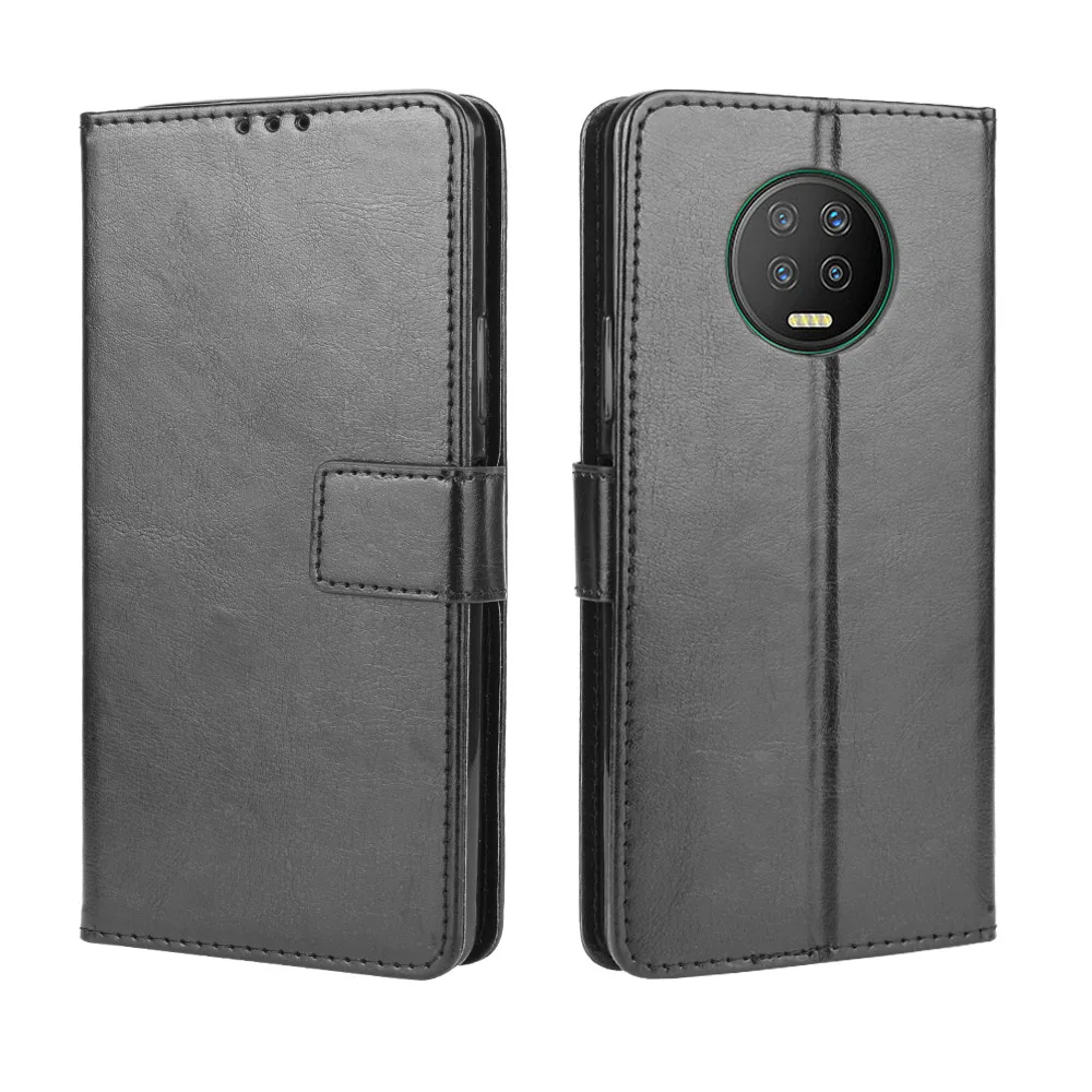 Чехол с откидной крышкой для Infinix Note 7 чехол премиум класса из искусственной кожи