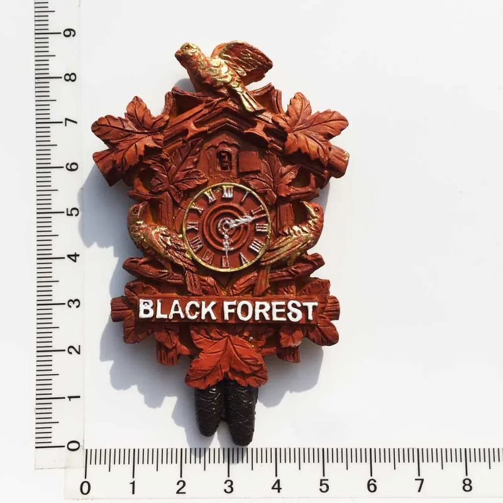 

BABELEMI Souvenir Fridge Magnet Germany Resin Refrigerator Sticker Travel Black Forest Cuckoo Clock Souvenir Magnets for Fridges