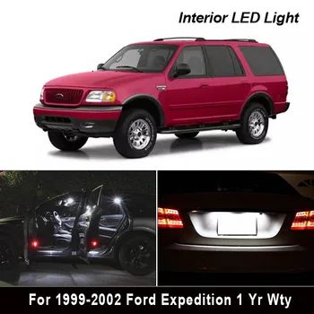 

11X White Interior SMD LED Bulbs Package For 1999-2002 Ford Expedition 1 Yr Wty Map Trunk Glove Box Dome License plate light