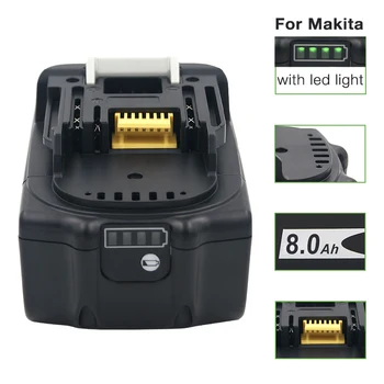 

Single Cell Balanced Protection BL1880 18V 8.0A Li-ion Power Tool Rechargeable Battery for Makita BL1830 BL1840 BL1850 BL1860