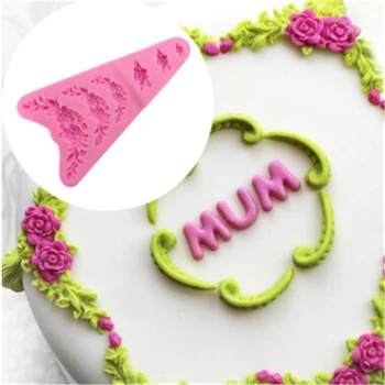 

3D Lace Embossing Mold Mini Flower Pattern Silicone Mold Mat Fondant Cake Decoration Sugar Craft Baking Pastry Cake Tools