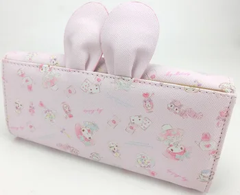 

My Melody Fashion Anime PU Long Wallet Soft Money Bag Wallets Coin Casual Purses Card Unisex Gifts New