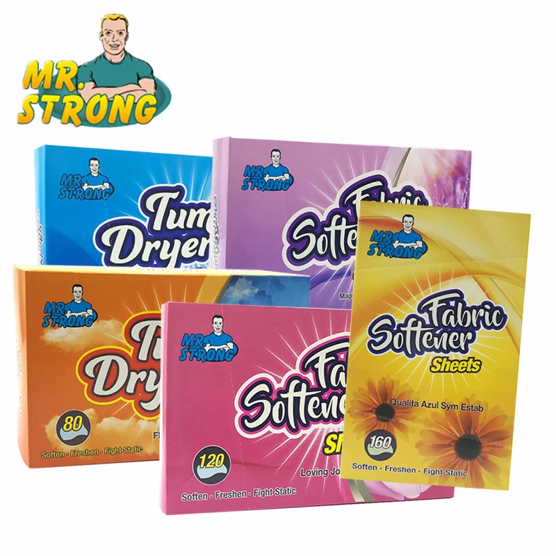 2020 Hot Sale Five Scent 500 Sheets Fresh Tumble Dryer Sheet Environmentally Soften Freshen Fight Static Fabric Softener | Дом и сад