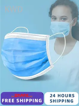 

10pcs Men Women adult Cotton Anti Dust Mask Activated Filter 3 layers mouth mask muffle Bacteria Proof Flu Face Masks