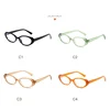 Small Frame Blue Light Blocking Oval Myopia Lens Prescription Eyeglasses Women Men TR90 Optical Spectacles 0 -0.5 -0.75 To -6.0 3