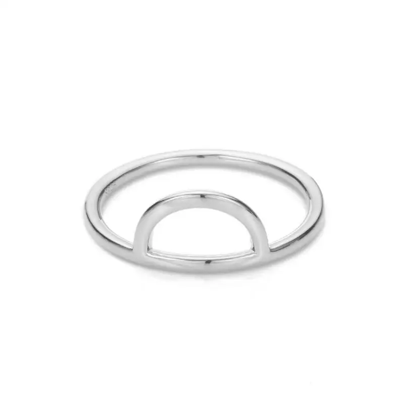 Visunion кольцо из нержавеющей стали 316L модные геометрические кольца в виде