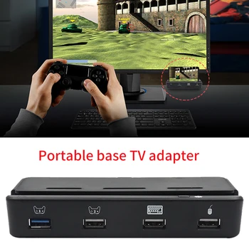 

Charging Dock TV Adapter LED Indicator Replacement Parts Projection Solid ABS Games Accessories Practical Durable For Switch